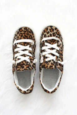 Comfortable Classic Canvas Sneakers-Leopard Print -Outlet Shiny Steps Store comfort 01 leopard5