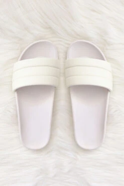 FLASH SALE: Slip On Slides Slippers-White