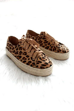 Animal Print Lace Up Espadrille Wedge Sneakers-Leopard Print -Outlet Shiny Steps Store gianna 1 leopard4