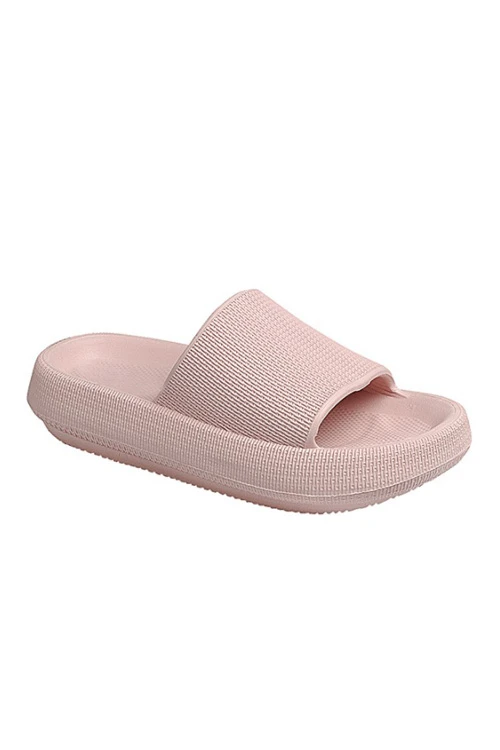 Open Toe Cloud Slides Sandals-Blush Pink 2 Open Toe Cloud Slides Sandals-Blush Pink - Image 2