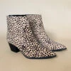 Pointy Closed Toe Booties-Leopard Print
