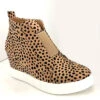 Animal Print Wedge Sneakers-Cheetah Print